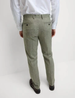 Tailored Fit Wool Rich Tweed Suit Trousers -Marks And Spencer Shop Tailored Fit Wool Rich Tweed Suit Trousers 2