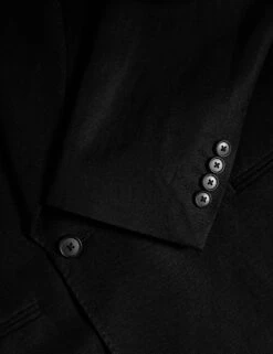 Jaeger Tailored Linen Wool Blend Jacket With Silk -Marks And Spencer Shop Tailored Linen Wool Blend Jacket with Silk 2