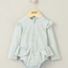 Mamas & Papas Textured Lemon Print Swimsuit (0-3 Yrs) -Marks And Spencer Shop Textured Lemon Print Swimsuit 0 3 Yrs