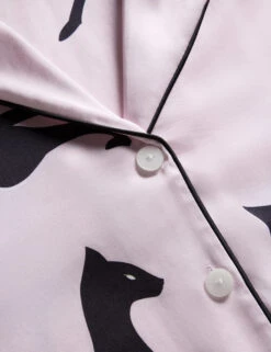 The Cat Print Shortie Set -Marks And Spencer Shop The Cat Print Shortie Set 7