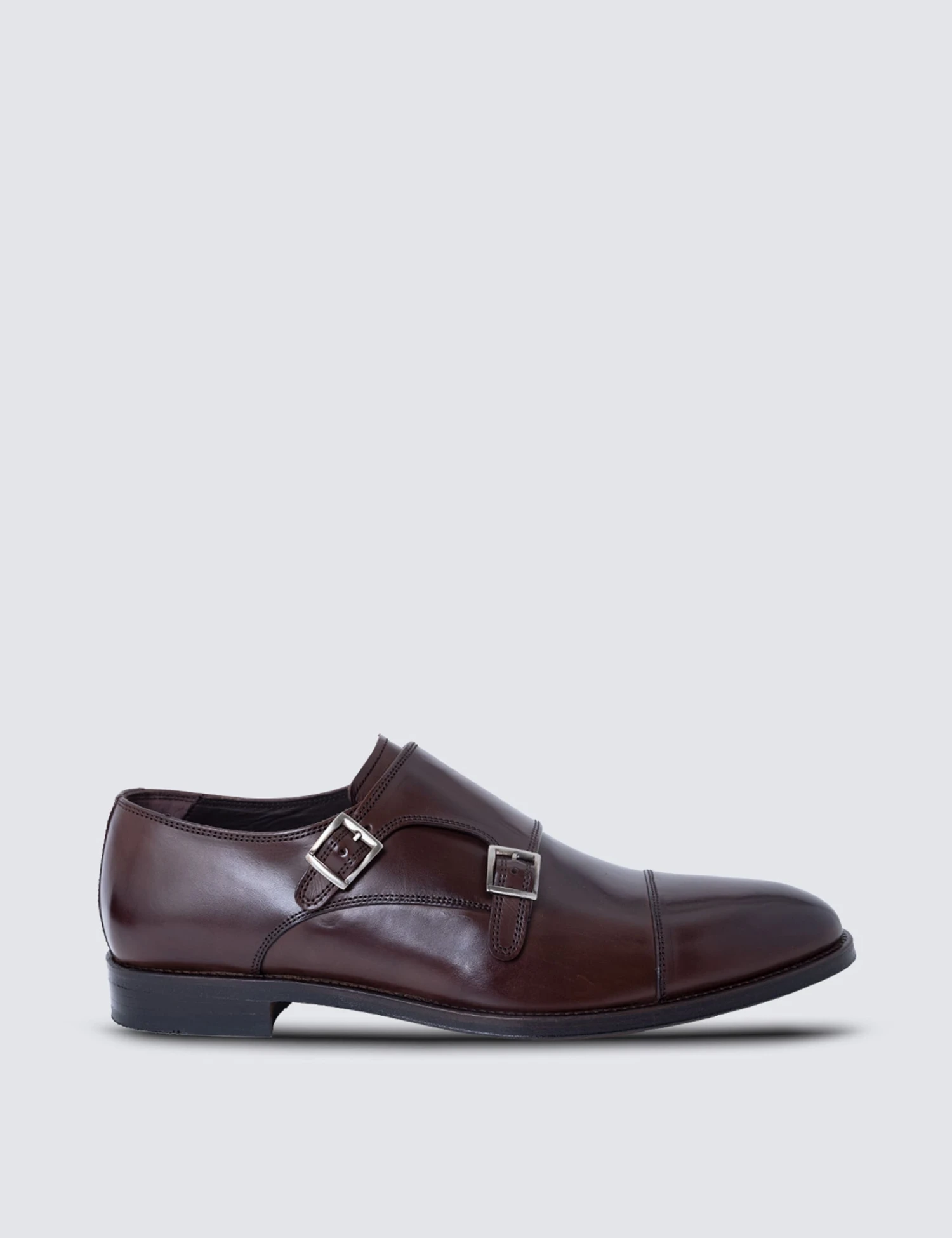 Wide Fit Leather Double Monk Strap Shoes 1 Wide Fit Leather Double Monk Strap Shoes
