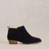 WHITE STUFF Wide Fit Suede Block Heel Ankle Boots -Marks And Spencer Shop Wide Fit Suede Block Heel Ankle Boots