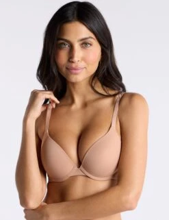 Wired Microfibre T-Shirt Push-Up Bra (B-DD)