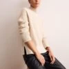 Jaeger Wool Rich Ribbed Funnel Neck Jumper -Marks And Spencer Shop Wool Rich Ribbed Funnel Neck Jumper