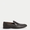 Jaeger Woven Leather Slip-On Loafers -Marks And Spencer Shop Woven Leather Slip On Loafers
