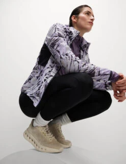 Woven Stormwear™ Printed Funnel Neck Running Jacket