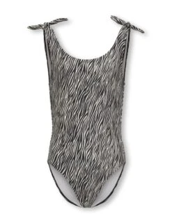Zebra Print Swimsuit (7-14 Yrs)