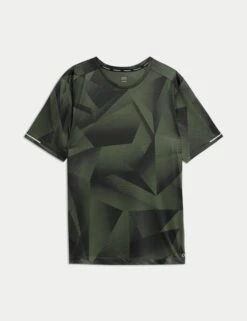 Abstract Print Training T-Shirt -Marks And Spencer Shop abstract print training t shirt 12