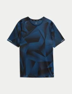 Abstract Print Training T-Shirt -Marks And Spencer Shop abstract print training t shirt 8