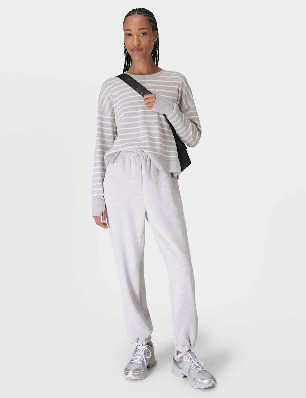 Sweaty Betty After Class Cotton Modal Crop Sweatshirt 15 Sweaty Betty After Class Cotton Modal Crop Sweatshirt - Image 15