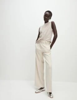 Air-Yarn Crew Neck Knitted Vest -Marks And Spencer Shop air yarn crew neck knitted vest 7