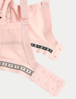 Alma Flock & Lace Wired Minimiser Bra (C-G) -Marks And Spencer Shop alma flock and lace wired minimiser bra c g 1 2