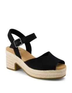 Toms Ankle Strap Block Heel Peep Toe Sandals -Marks And Spencer Shop ankle strap block heel peep toe sandals 16