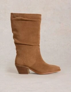 WHITE STUFF Azalea Suede Mid Slouch Boot -Marks And Spencer Shop azalea suede mid slouch boot 7