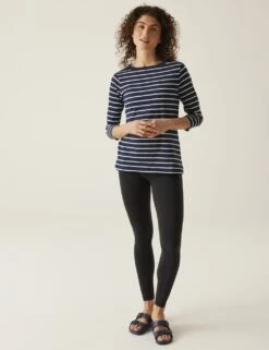 Regatta Bayletta Cotton Blend Striped T-Shirt -Marks And Spencer Shop bayletta cotton blend striped t shirt 15