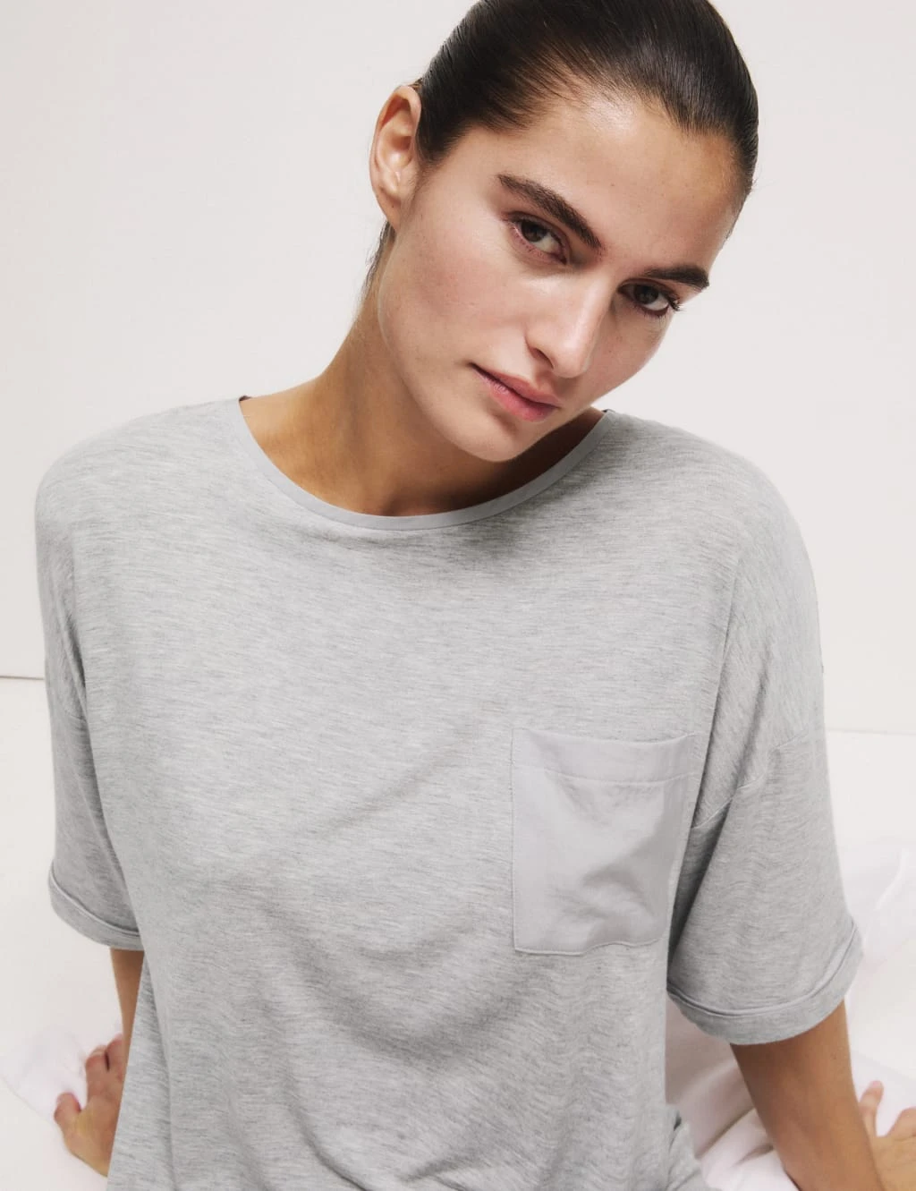 Body Soft™ Satin Trim Nightdress 7 Body Soft™ Satin Trim Nightdress - Image 7