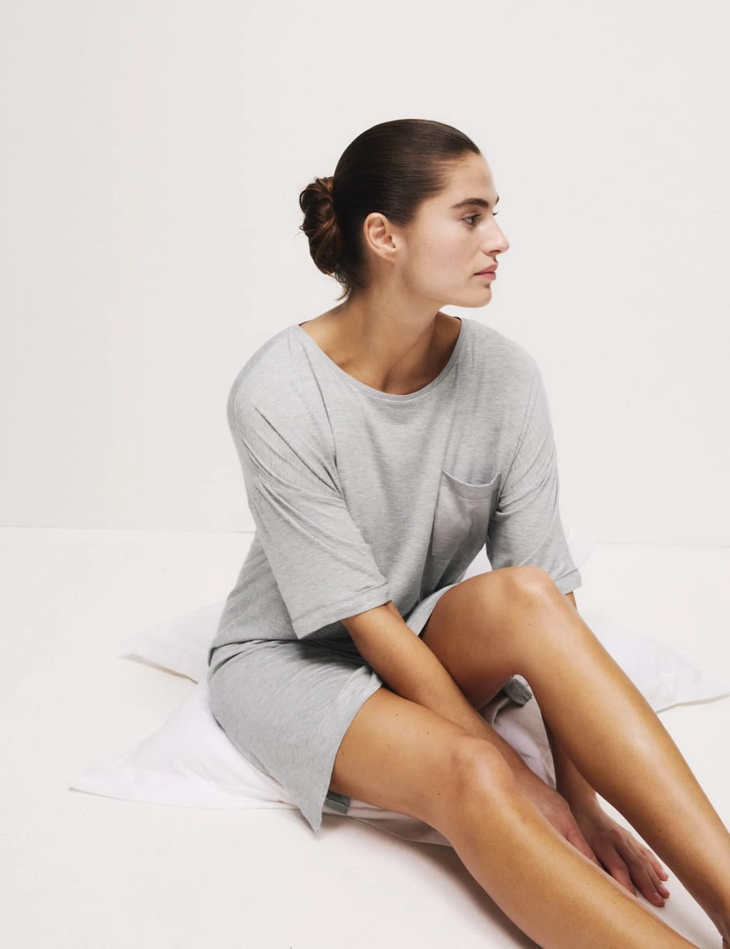 Body Soft™ Satin Trim Nightdress 9 Body Soft™ Satin Trim Nightdress - Image 9