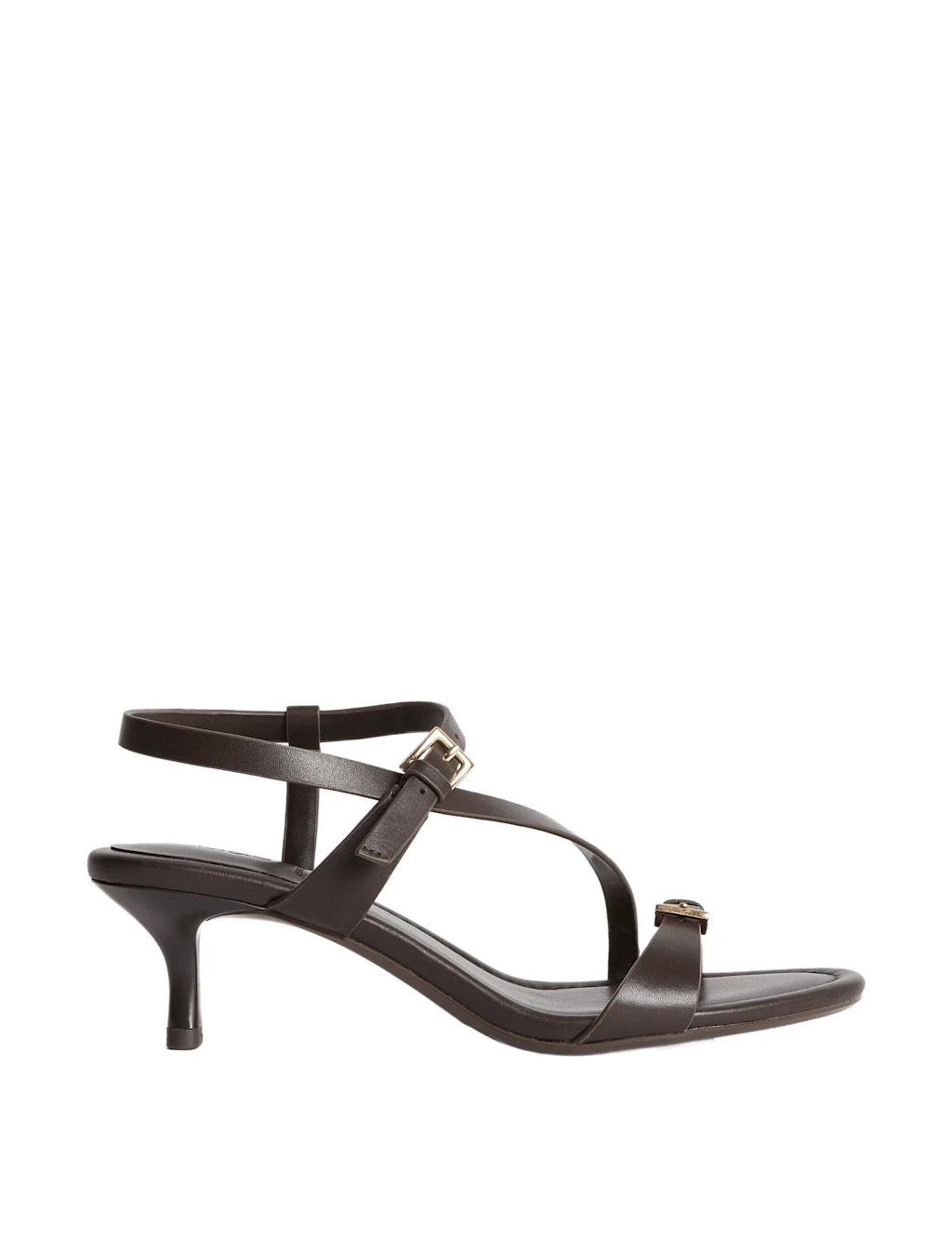 Buckle Kitten Heel Sandals 6 Buckle Kitten Heel Sandals - Image 6