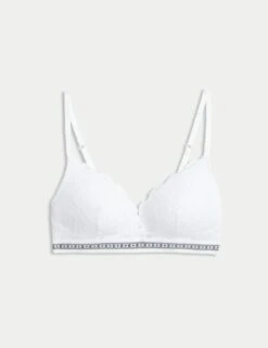 Cleo Lace Non Wired Plunge Bra (A-E) -Marks And Spencer Shop cleo lace non wired plunge bra 8
