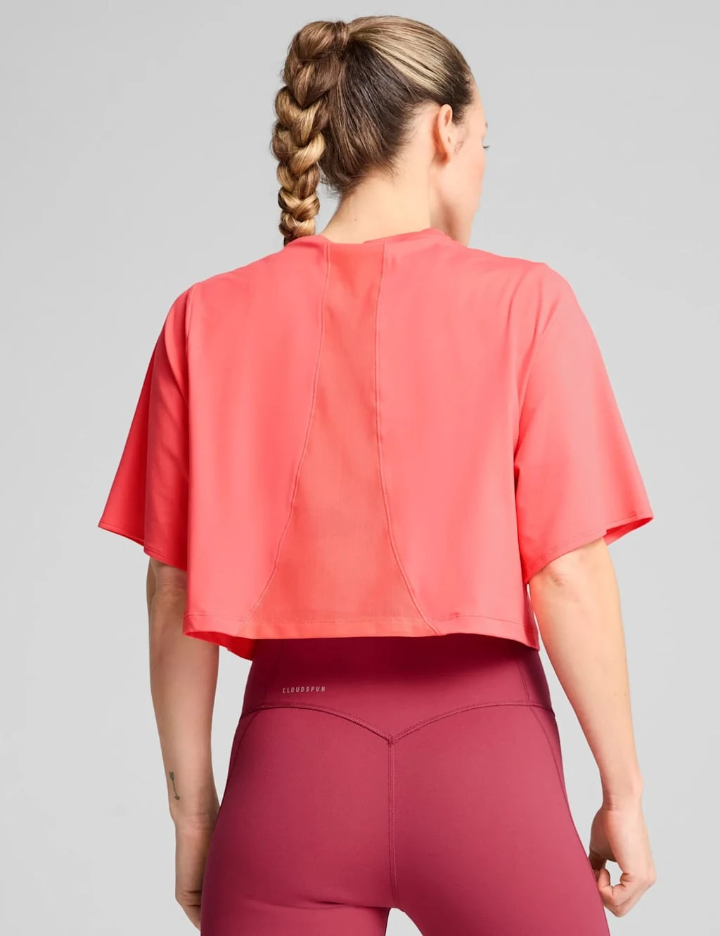 Puma Cloudspun Mesh Crew Neck Crop T-Shirt 6 Puma Cloudspun Mesh Crew Neck Crop T-Shirt - Image 6