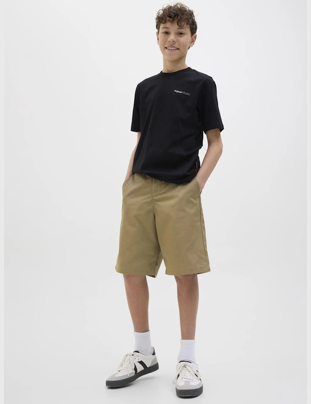 Jack & Jones Junior Cotton Blend Chino Shorts (8-16 Yrs) 10 Jack & Jones Junior Cotton Blend Chino Shorts (8-16 Yrs) - Image 10