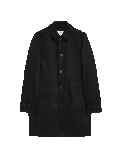 Cotton Blend Mac -Marks And Spencer Shop cotton blend mac