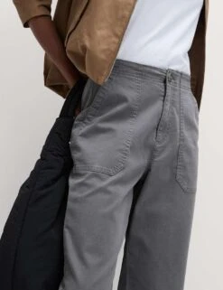 Cotton Blend Slim Fit Joggers -Marks And Spencer Shop cotton blend slim fit joggers 8