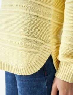 Cotton Blend Textured Slash Neck Jumper -Marks And Spencer Shop cotton blend textured slash neck jumper 19