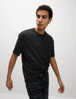 Cotton Blend Ultimate Performance T-Shirt -Marks And Spencer Shop cotton blend ultimate performance t shirt 10