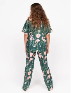 Cyberjammies Cotton Modal Flamingo Pyjama Set (2-13 Yrs) -Marks And Spencer Shop cotton modal flamingo pyjama set 2 13 yrs 1 4
