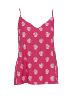 Cyberjammies Cotton Modal Shell Print Cami Top -Marks And Spencer Shop cotton modal shell print cami top 4