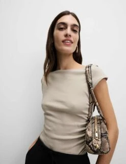 Cotton Rich Asymmetric Neck Vest 26 Cotton Rich Asymmetric Neck Vest -Marks And Spencer Shop cotton rich asymmetric neck vest 7