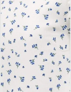 Cotton Rich Floral Cropped Top (7-14 Yrs) -Marks And Spencer Shop cotton rich floral cropped top 7 14 yrs 1 8