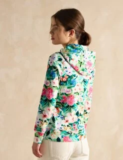 Joules Cotton Rich Floral Hoodie -Marks And Spencer Shop cotton rich floral hoodie 8