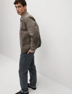 Cotton Rich Harrington Jacket -Marks And Spencer Shop cotton rich harrington jacket 12