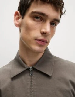 Cotton Rich Harrington Jacket -Marks And Spencer Shop cotton rich harrington jacket 9