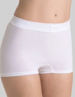 Sloggi Cotton Rich High Waisted Knicker Shorts -Marks And Spencer Shop cotton rich high waisted knicker shorts 9