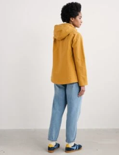 Cotton Rich Hooded Rain Jacket -Marks And Spencer Shop cotton rich hooded rain jacket 5