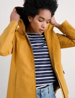 Cotton Rich Hooded Rain Jacket -Marks And Spencer Shop cotton rich hooded rain jacket 8