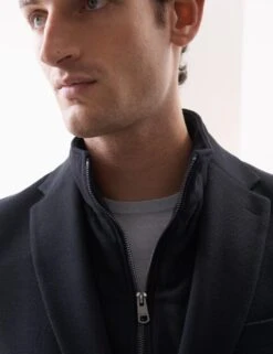 Cotton Rich Knitted Blazer With Gilet -Marks And Spencer Shop cotton rich knitted blazer with gilet 17