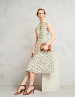 Cotton Rich Polka Dot V-Neck Waisted Dress 29 Cotton Rich Polka Dot V-Neck Waisted Dress -Marks And Spencer Shop cotton rich polka dot v neck waisted dress 11