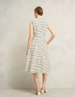 Cotton Rich Polka Dot V-Neck Waisted Dress 33 Cotton Rich Polka Dot V-Neck Waisted Dress -Marks And Spencer Shop cotton rich polka dot v neck waisted dress 15