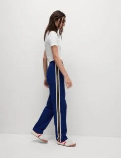 Cotton Rich Retro Side Stripe Joggers -Marks And Spencer Shop cotton rich retro side stripe joggers 14