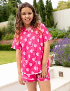 Cyberjammies Cotton Rich Shell Pyjamas (2-13 Yrs) -Marks And Spencer Shop cotton rich shell pyjamas 2 13 yrs 1 7