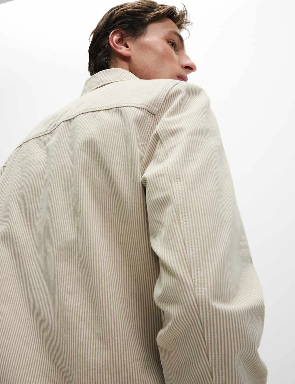 Cotton Rich Striped Harrington Jacket 16 Cotton Rich Striped Harrington Jacket - Image 16