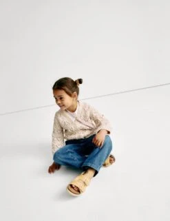 Cotton Rich Textured Knitted Cardigan (2-8 Yrs) -Marks And Spencer Shop cotton rich textured knitted cardigan 2 8 yrs 1 8