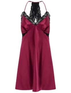 Pour Moi Dusk Satin Lace Trim Strappy Chemise -Marks And Spencer Shop dusk satin lace trim strappy chemise 14