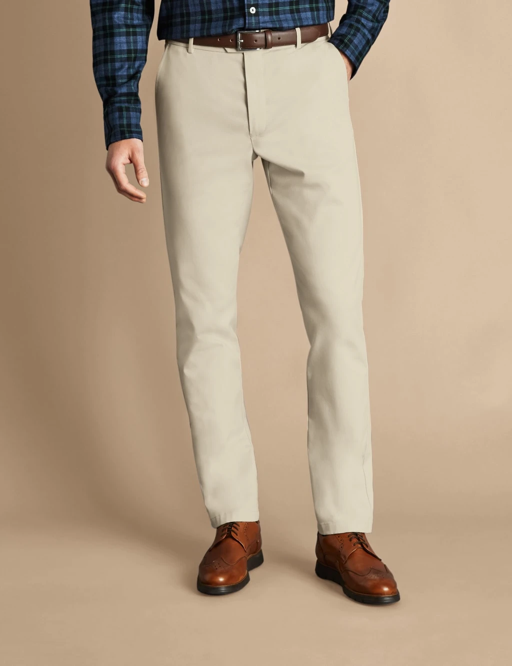 Extra Slim Fit Pure Cotton Non-Iron Chinos 11 Extra Slim Fit Pure Cotton Non-Iron Chinos - Image 11