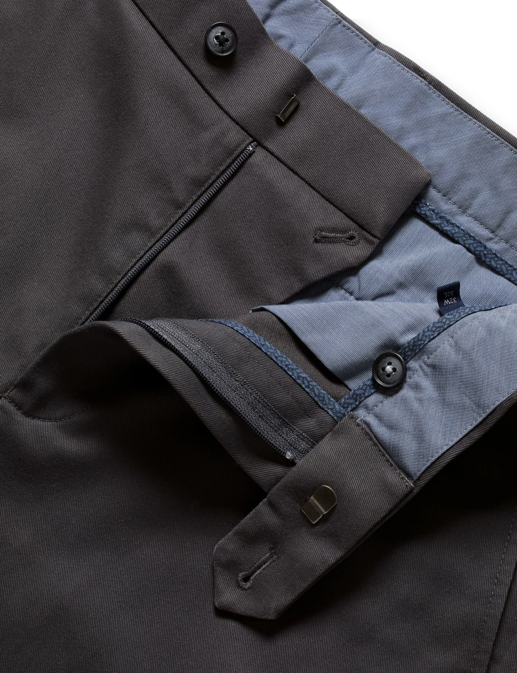 Extra Slim Fit Pure Cotton Non-Iron Chinos 5 Extra Slim Fit Pure Cotton Non-Iron Chinos - Image 5