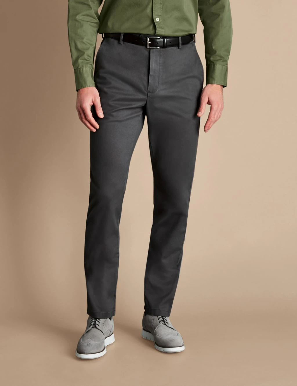 Extra Slim Fit Pure Cotton Non-Iron Chinos 7 Extra Slim Fit Pure Cotton Non-Iron Chinos - Image 7